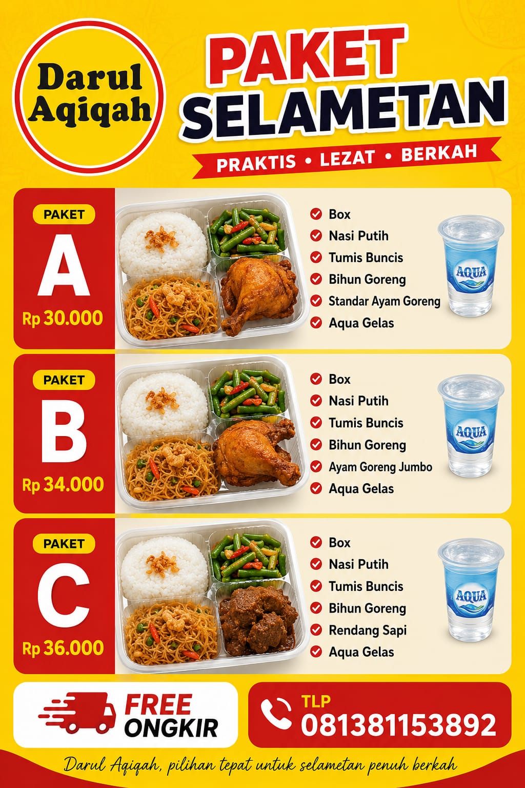 paket selametan